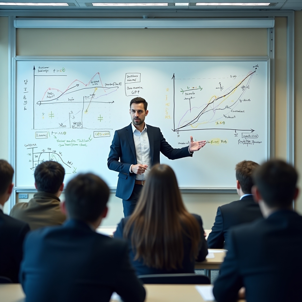 Лекция по макроэкономике в современном классе