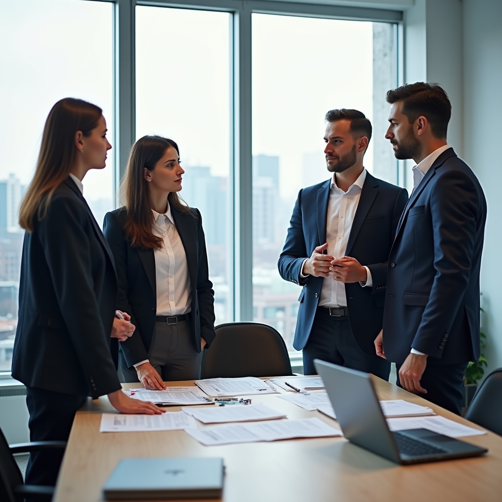 Команда преподавателей Smart Capital Guide в рабочей обстановке